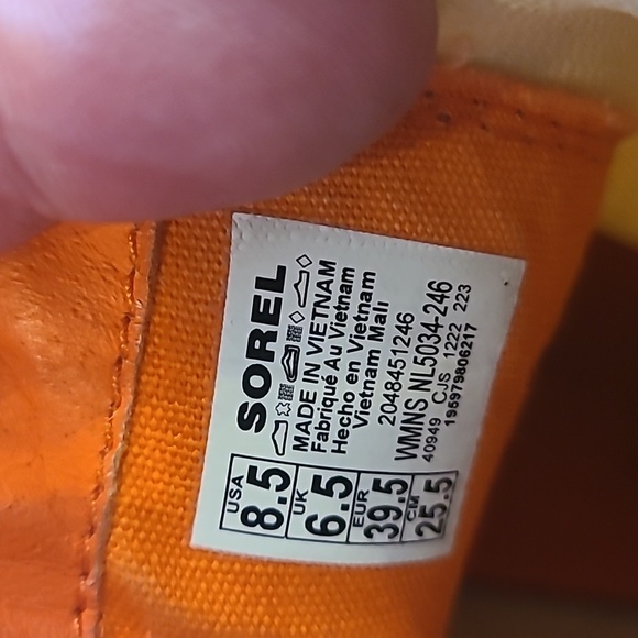 Sorel Joan Now Chelsea Tan Leather Ankle Boots 8.5 - Picture 9 of 9